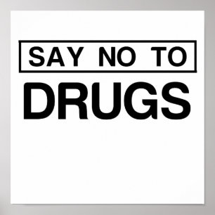 PÓSTER DECIR NO A LAS DROGAS