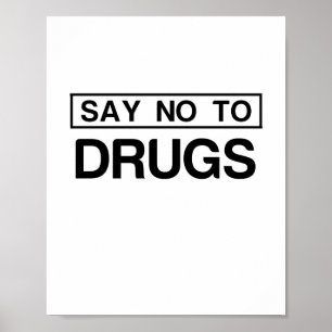 PÓSTER DECIR NO A LAS DROGAS