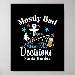 Póster Decisiones en su mayoría D Santa Monica Spring Bre