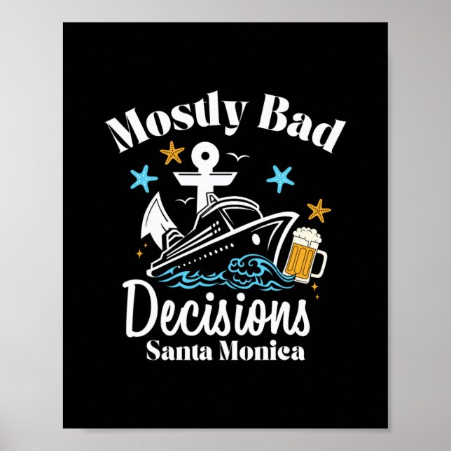 Póster Decisiones en su mayoría D Santa Monica Spring Bre (Frente)