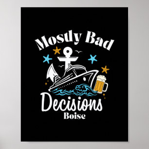 Póster Decisiones Mostly D Boise Spring Break