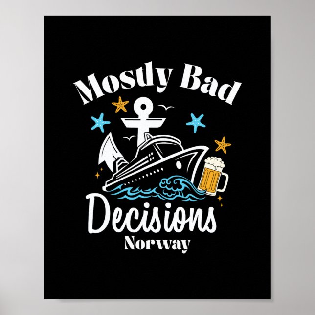 Póster Decisiones Mostly D Noruega Spring Break  (Frente)