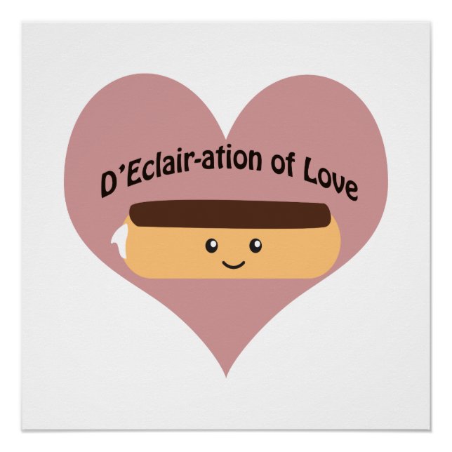 Póster D'eclair-ation of Love (Anverso)