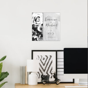 Póster Declaración de amor Poster de imágenes en blanco y