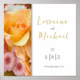 Póster Declaración de amor Poster de la Plaza Rosa Amaril