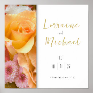 Póster Declaración de amor Poster de la Plaza Rosa Amaril