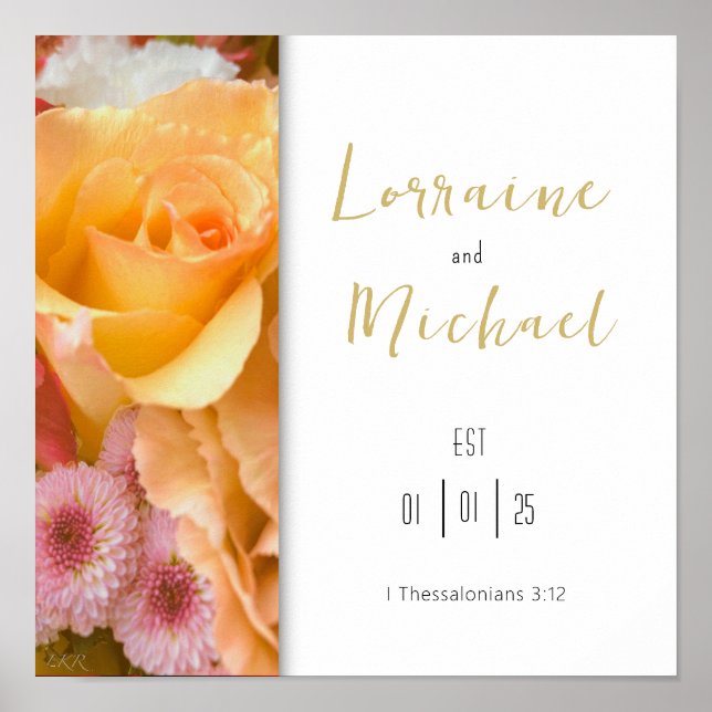 Póster Declaración de amor Poster de la Plaza Rosa Amaril (Frente)