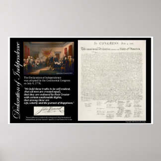 Póster Declaración de Independencia