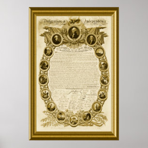 Póster Declaración de Independencia