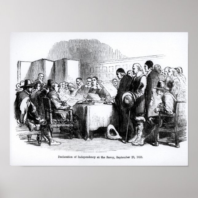 Póster Declaración de Independencia (Frente)