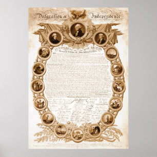 Póster Declaración de Independencia 1818