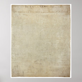 Póster Declaración de Independencia Imprimir