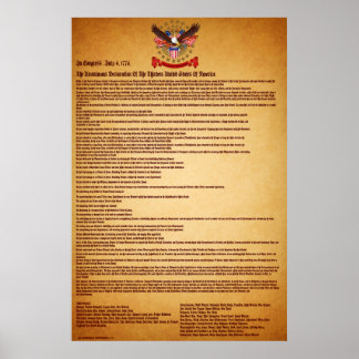 Póster Declaración de IndependenciaV-1-Style-1