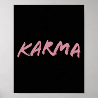 Póster Declaración de Karma Yoga Cita Hinduismo Budismo D
