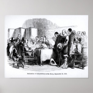 Póster Declaración de la independencia