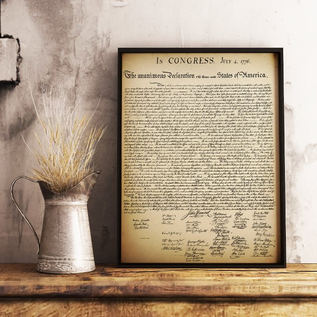 Póster Declaración de la Independencia (Subido por el creador)