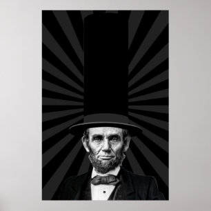 Póster Declaración de Moda Presidencial de Abraham Lincol