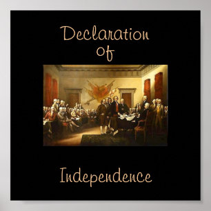 Póster Declaración de Poster de la Independencia