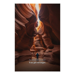 Póster Declaración motivacional de Slot Canyon