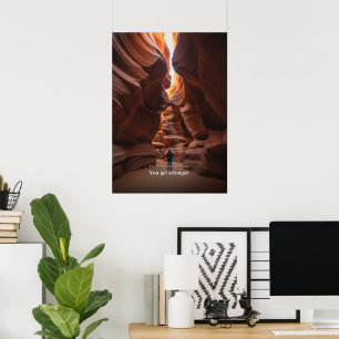 Póster Declaración motivacional de Slot Canyon