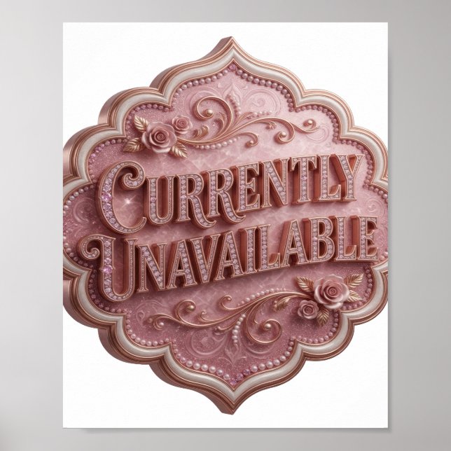 Póster Declaración Rosa NO DISPONIBLE ACTUALMENTE (Frente)