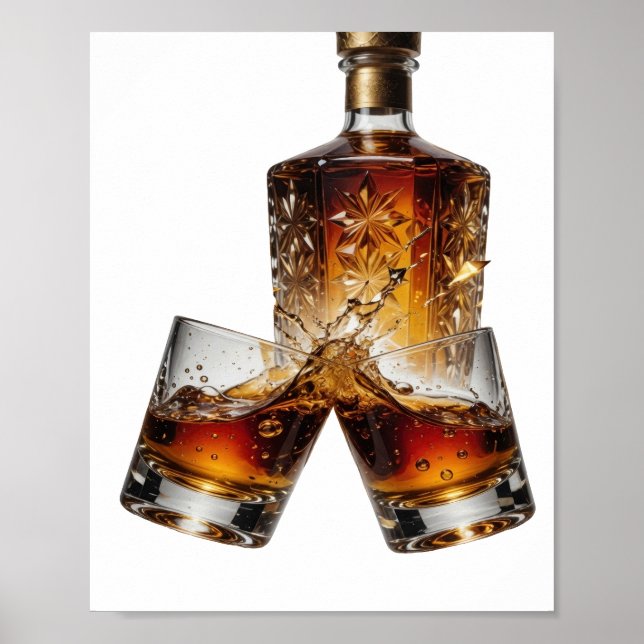 Póster Declaración Silver WHISKY (Frente)
