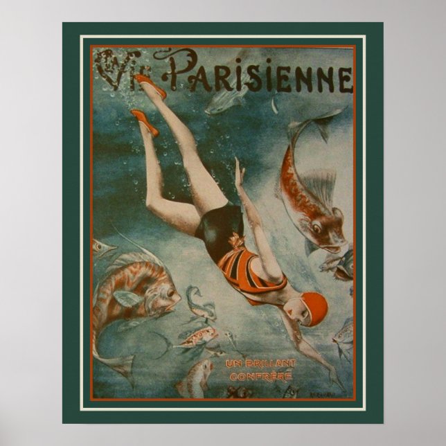 Póster Deco de Vie Parisienne 1920 (Frente)