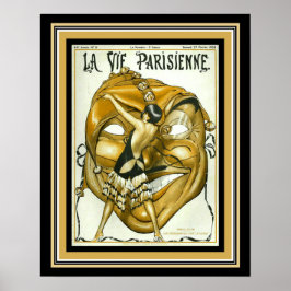 Póster Deco La Vie Parisienne Madrigal 1926