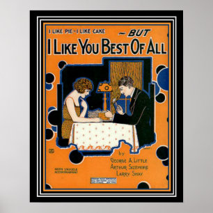Póster Deco "Lo mejor que me gusta de todos"