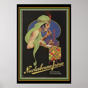 Póster Deco Poster de anuncios de cigarrillos egipcios 13