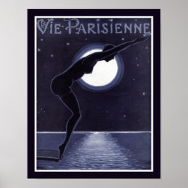 Póster Deco Vie Parisienne de 1920