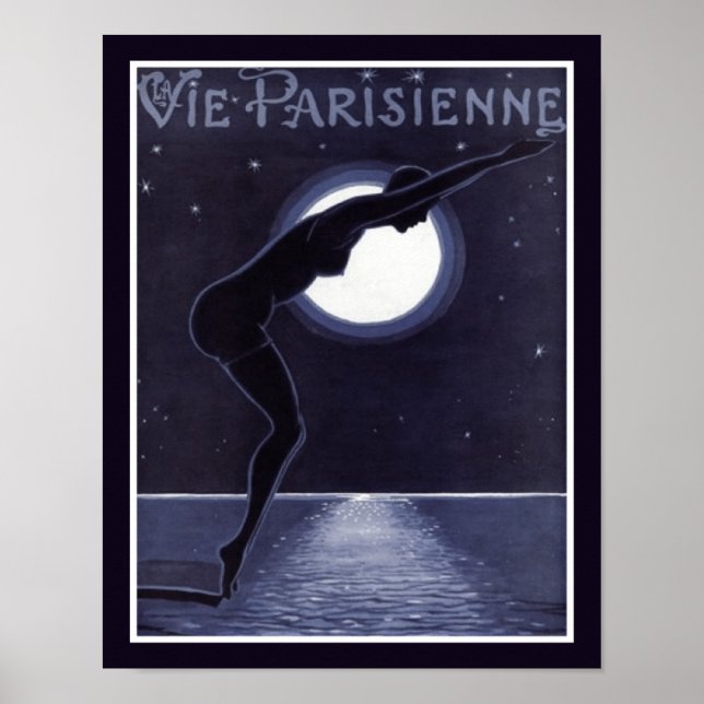 Póster Deco Vie Parisienne de 1920 (Frente)