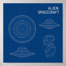 Decode lo desconocido - Alien Spaceship Blueprint
