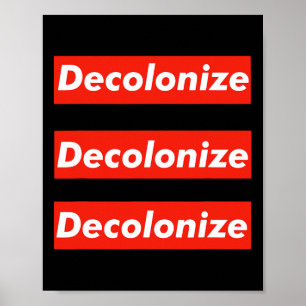 Póster Decolonizar Tu Mente - Permanecer Despertado - Res