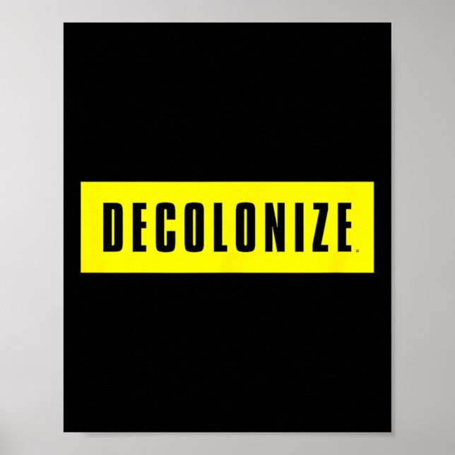 Póster Decolonizar Tu Mente - Permanecer Despertado - Res (Frente)