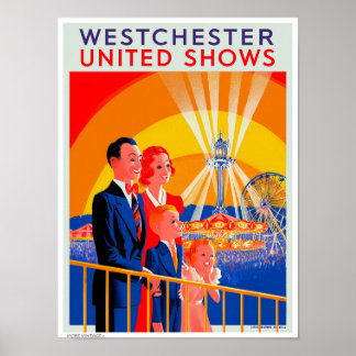 PÓSTER DECORACIÓN: CARTEL VINTAGE DE CIRCULO/FERIA