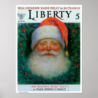 PÓSTER DECORACIÓN: REVISTA LIBERTY SANTA NAVIDAD