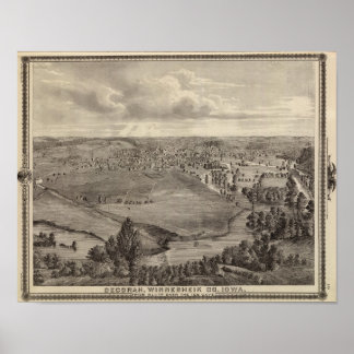Póster Decorah, Winnesheik Co., Iowa