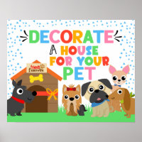 Decorar el Rótulo de la estación de Mascotas