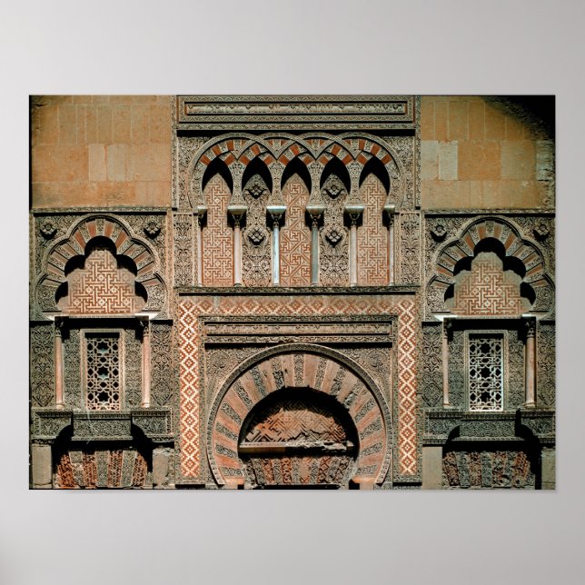 Póster Decorative scheme above the doorway (Frente)