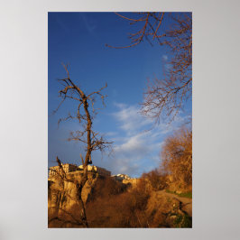 Póster decorative wall art poster city view