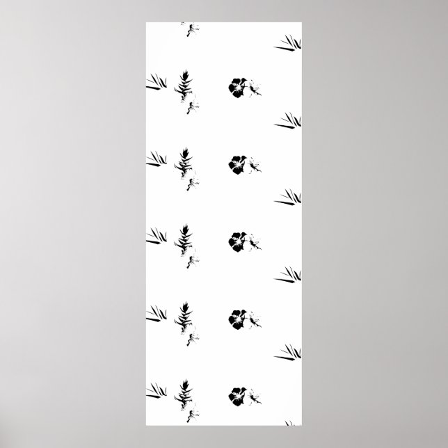 Póster Decorativo, gris oscuro, Rótulo peatonal de carbón (Frente)