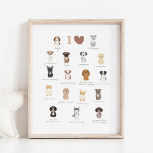 Póster decorativo para habitación y nursery de niñ