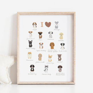 Póster decorativo para habitación y nursery de niñ