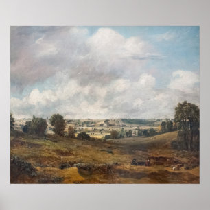 Póster Dedham Vale de East Bergholt - Constable