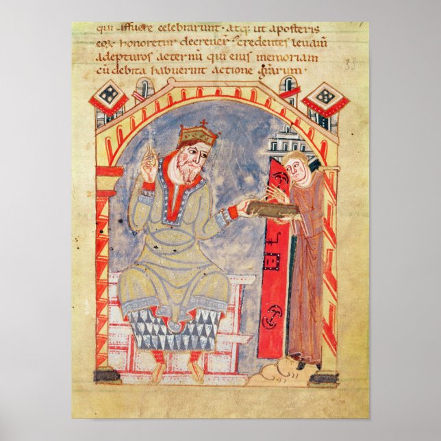 Póster Dedicación a Carlos el Calvo, de (Frente)