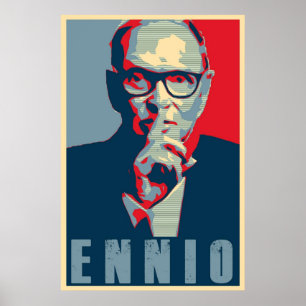 Póster Dedicación al estilo de esperanza de Ennio Morrico