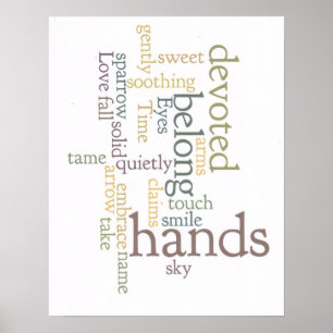 Póster Dedicación dulce