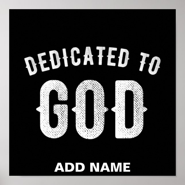 PÓSTER DEDICADO A DIOS PERSONALIZABLE GUAY TEXTO BLANCO (Frente)