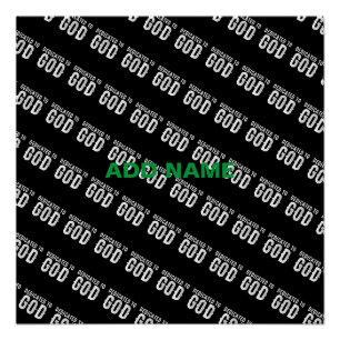 PÓSTER DEDICADO AL TEXTO BLANCO DEL PERSONALIZABLE GUAY D